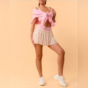 Blogilates Floral Skort Large